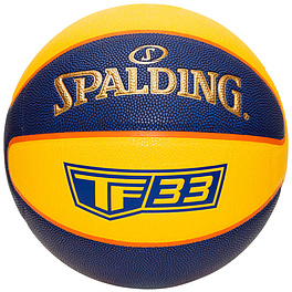 Мяч баск. SPALDING TF-33 р.6, 84352z, резина, сине-оранжевый