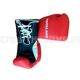 Боксерские перчатки профессиональные TOTALBOX красные